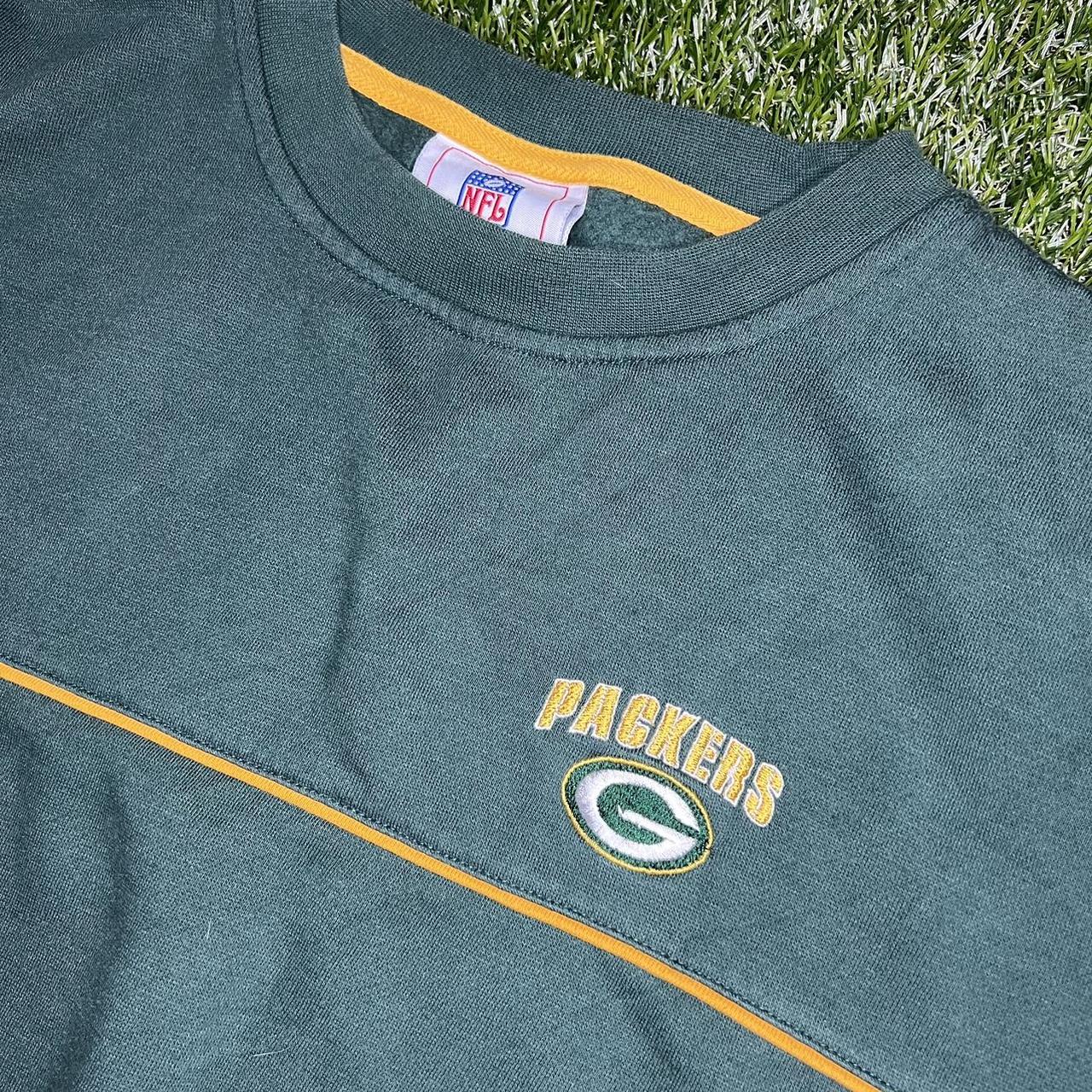 Vintage Green Bay Packers hoodie, NFL green embroidered sweatshirt - AU  Large