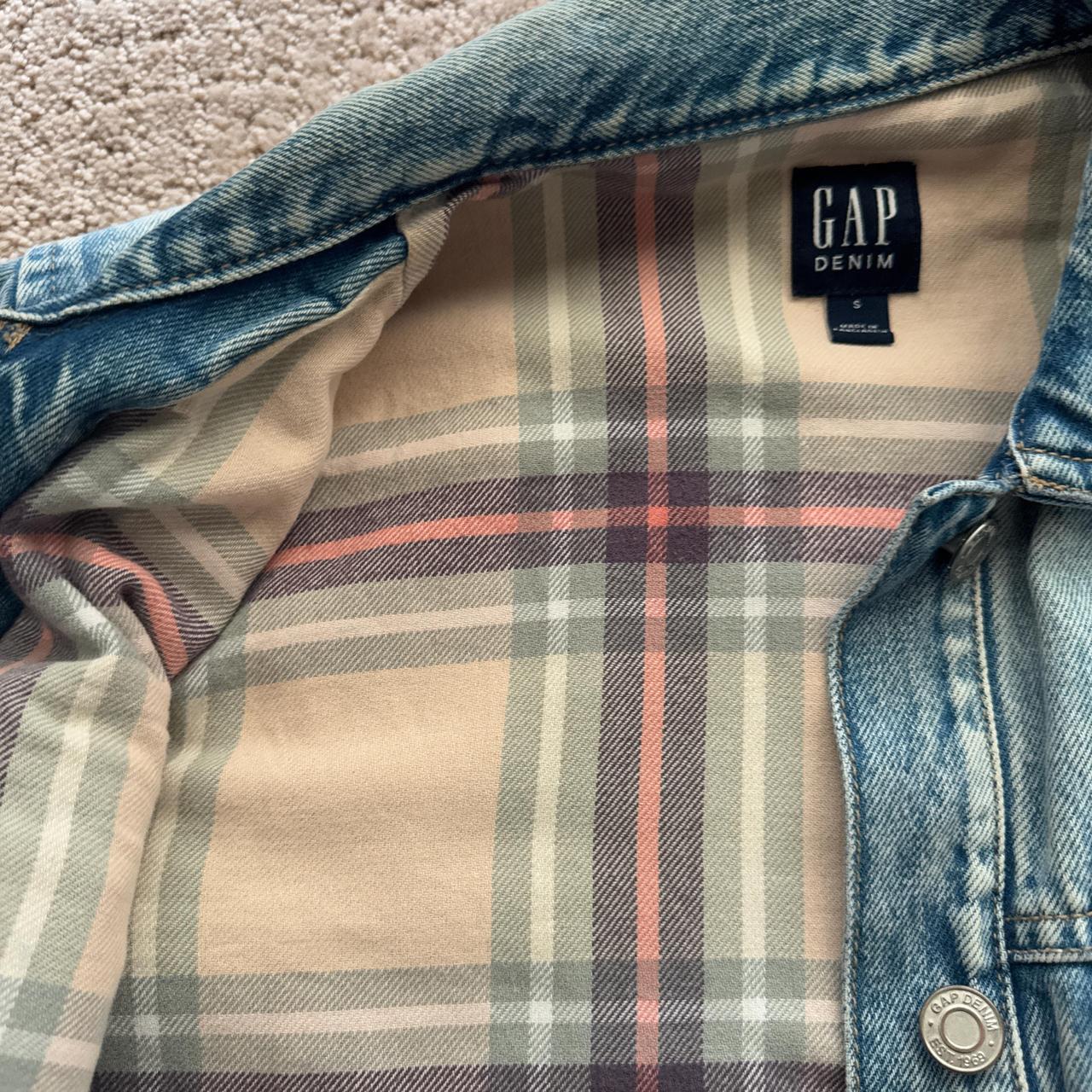 Gap Women's Jacket - Blue - S – Gap double lined … - image 2