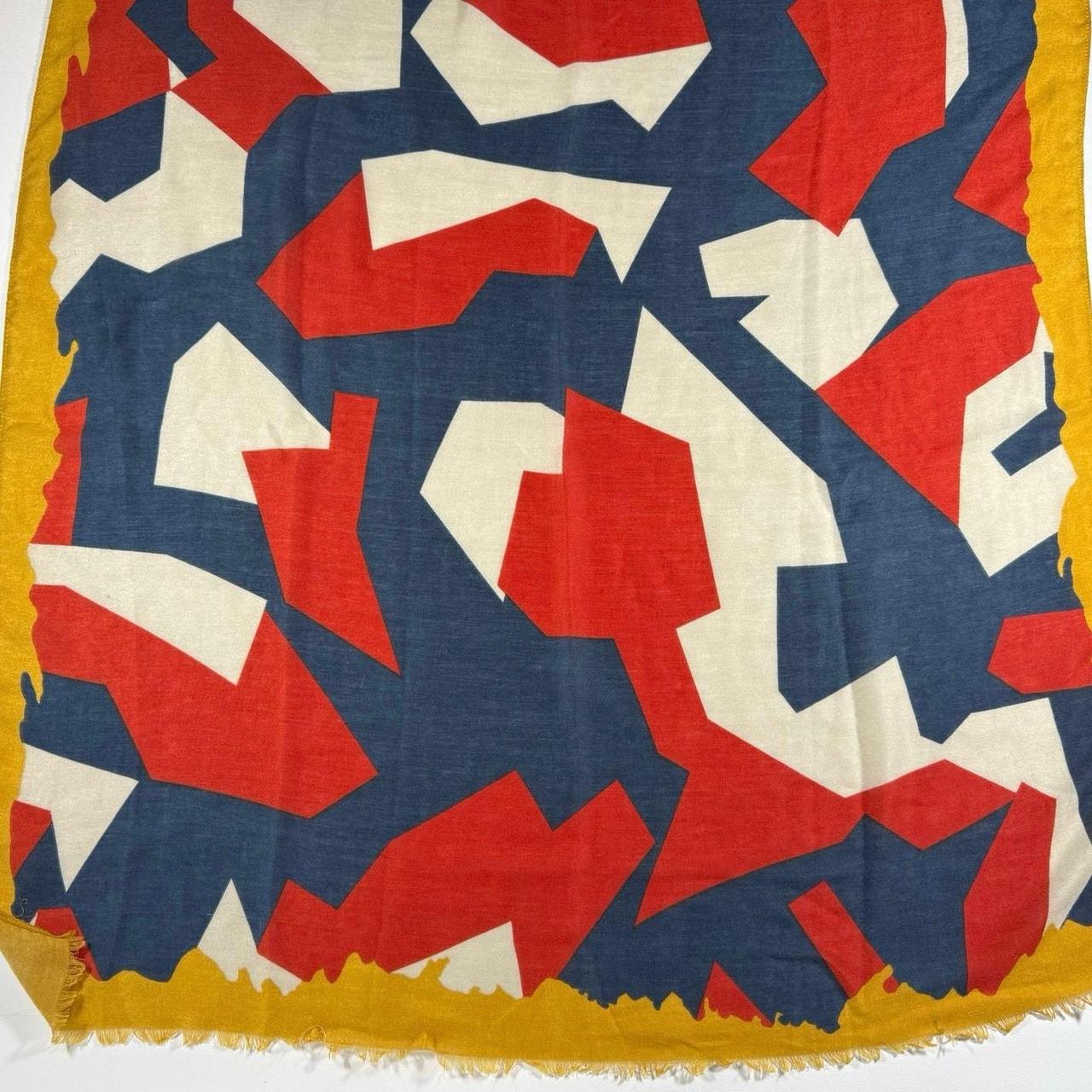 Source Unknown Women's Scarf - Blue/Red – Add a b… - image 5