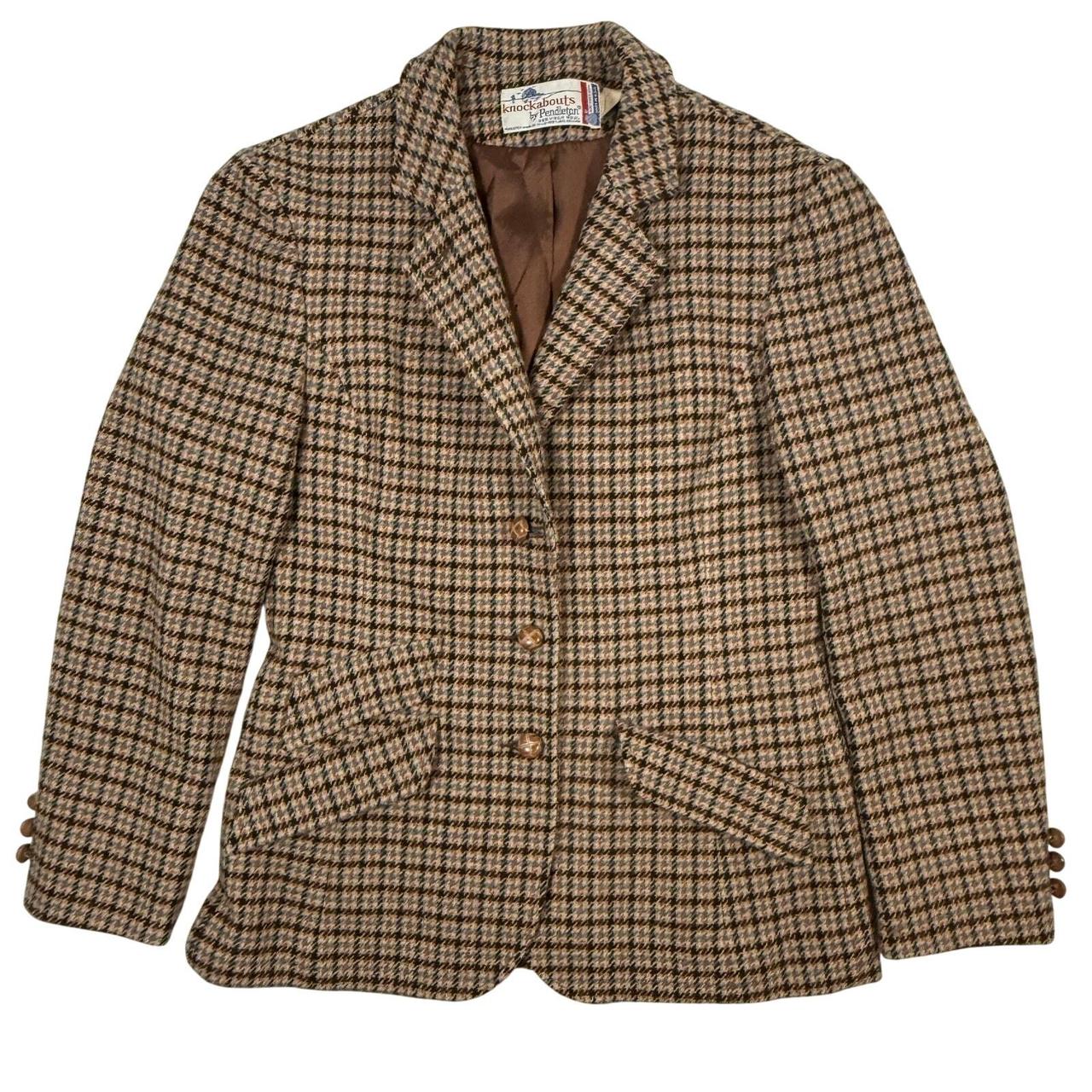 Pendleton Women's Jacket - Brown/Blue - M – Step … - image 1