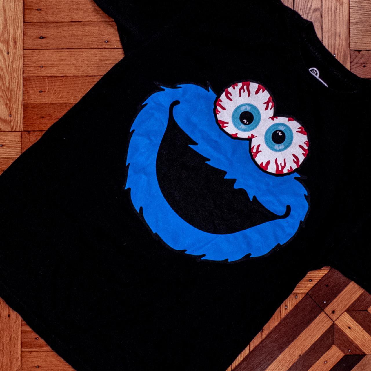 Stoned Cookie Monster! Medium Tshirt Mishka x... Depop
