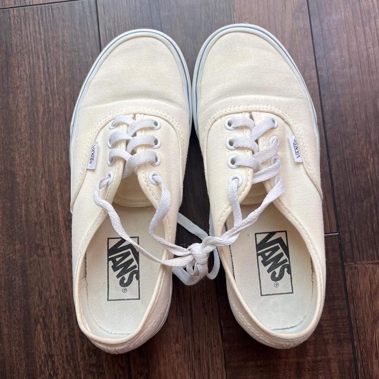 Cream 2024 coloured vans