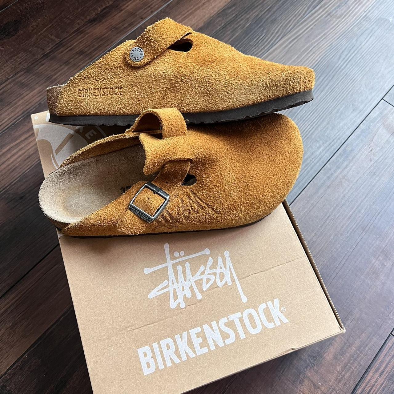 Birkenstock Boston clogs, Stüssy- caramel, Size...