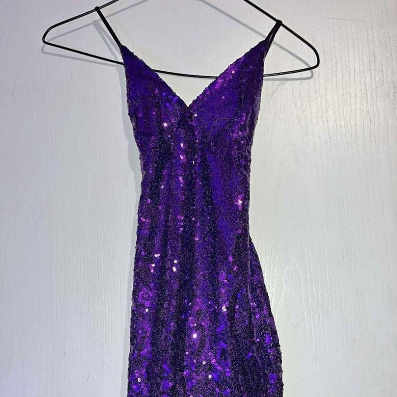 Lucy in the Sky Women's Purple Dress | Depop