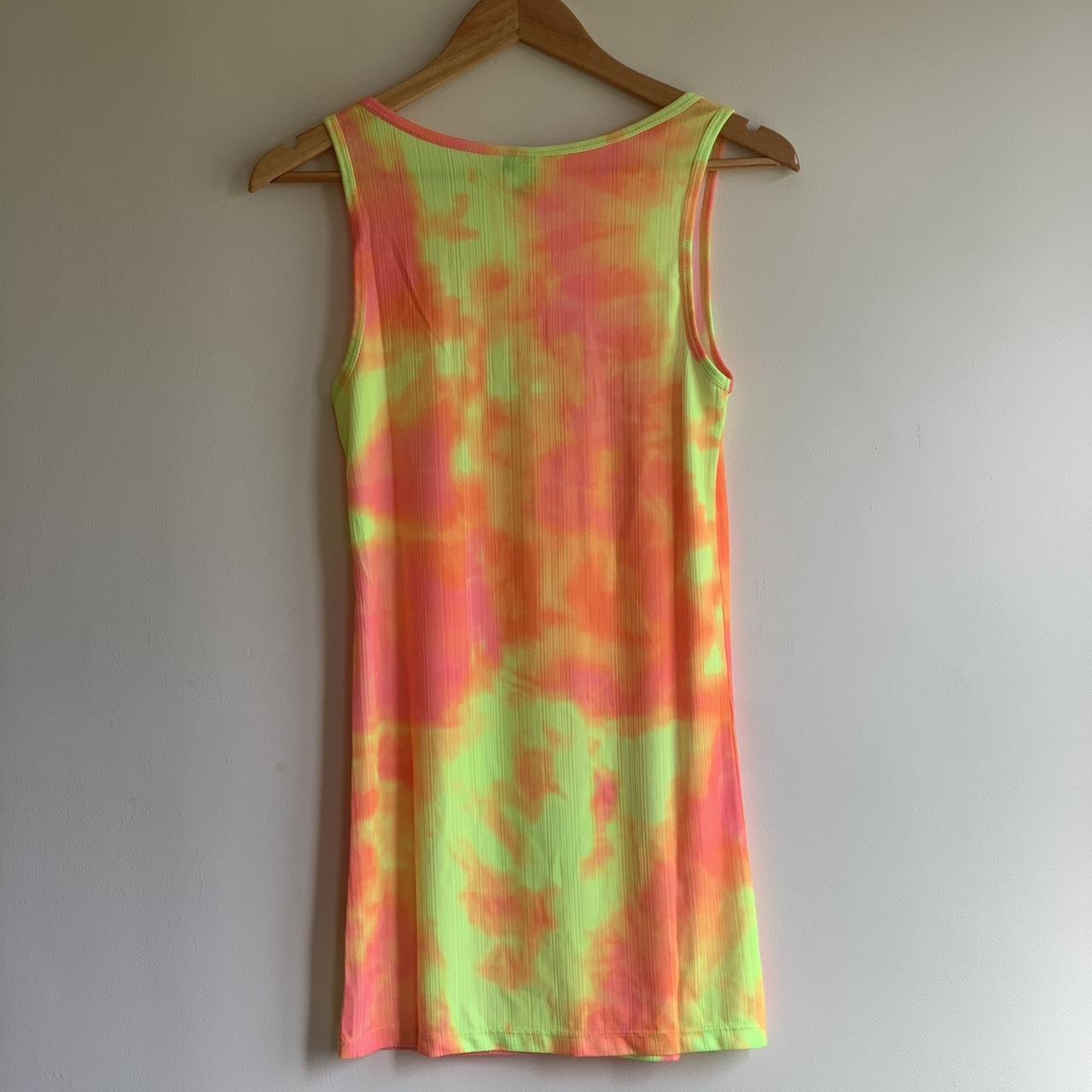 South Beach Women's Yellow and Pink Coverups Depop