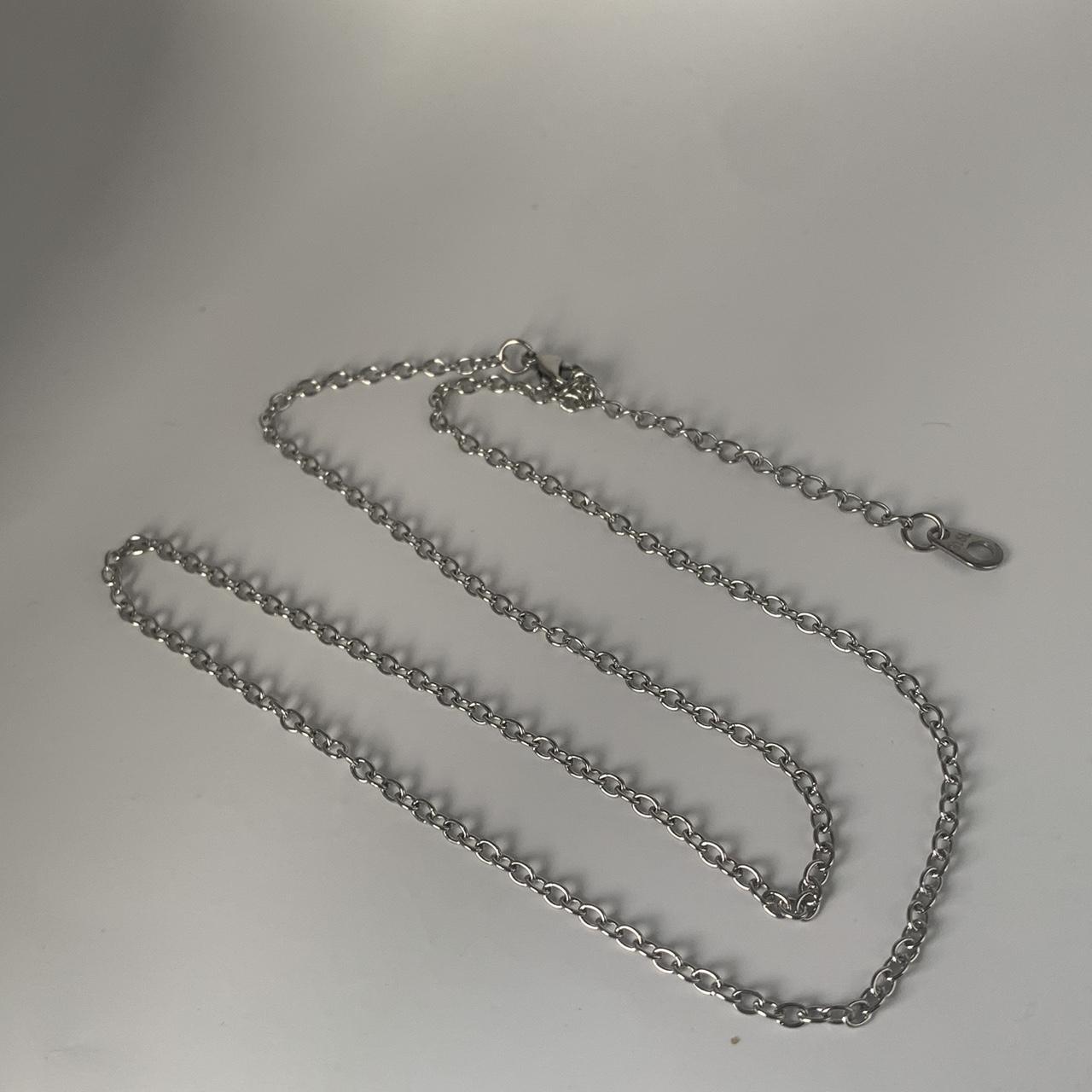 Cable Chain Necklace 316 stainless steel Measurement... - Depop