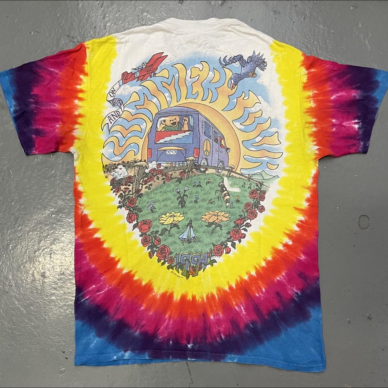 Vintage 1994 Liquid Blue Grateful Dead Tie Dye 