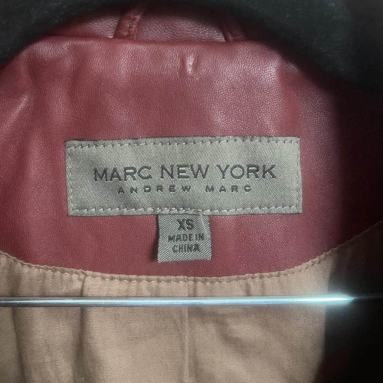 Marc New York Women's Burgundy Jacket | Depop