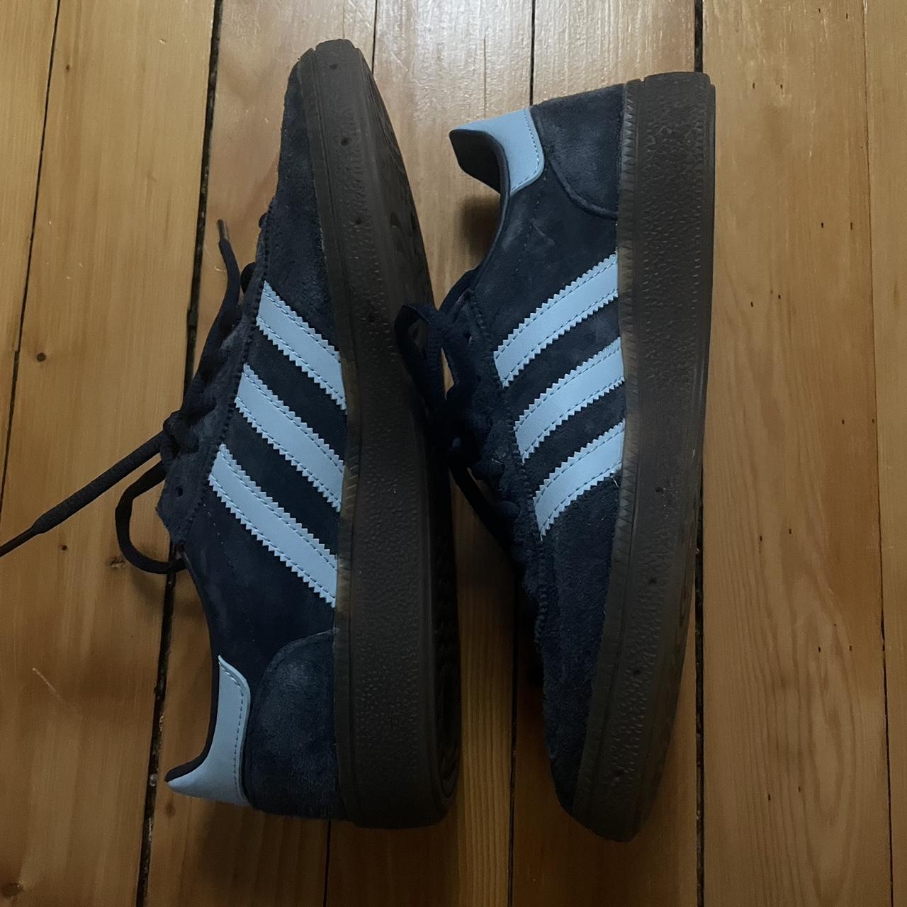 Spezial navy and light blue adidas shoes. Sold out... - Depop