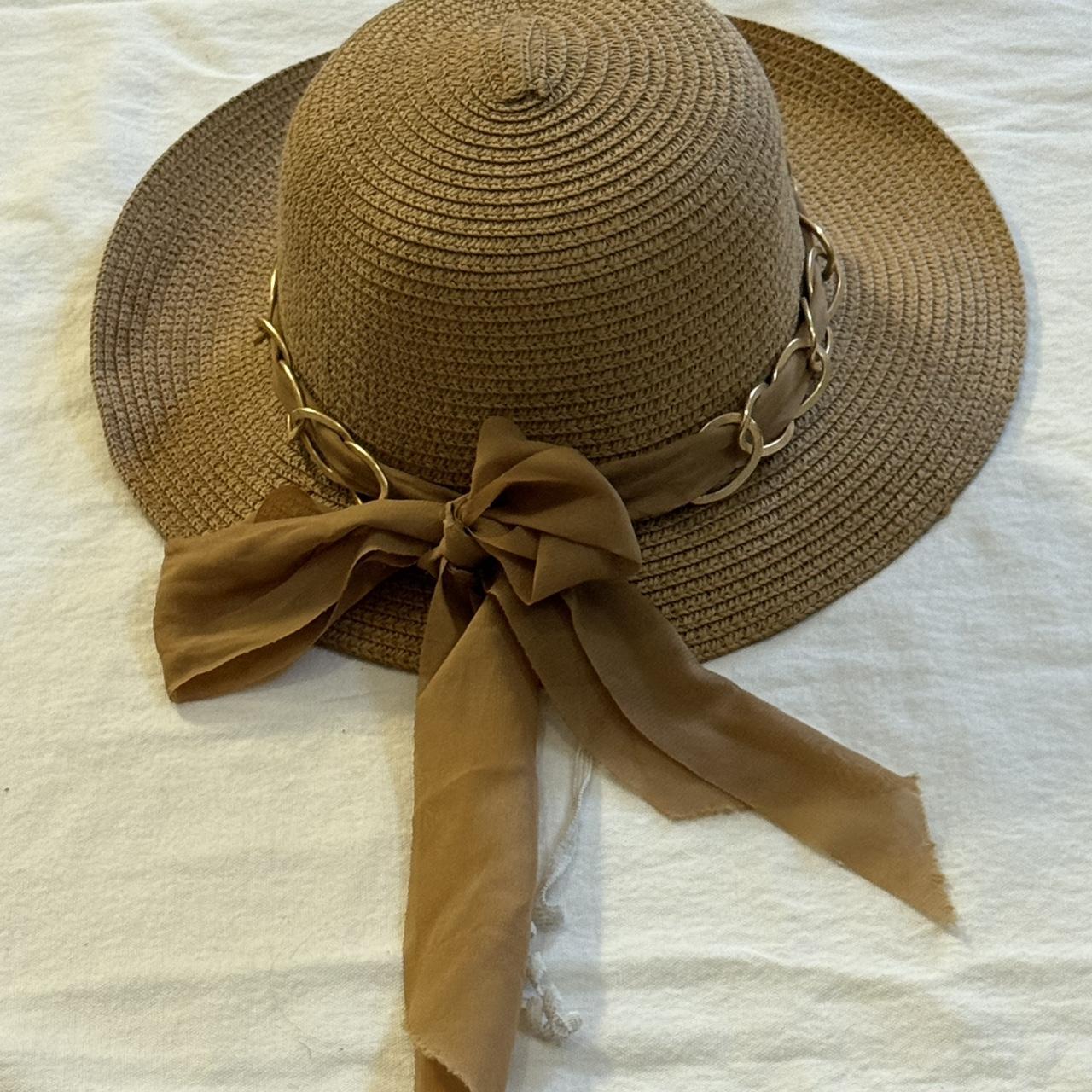Source Unknown Women's Straw hats - Tan/Gold – Ta… - image 3