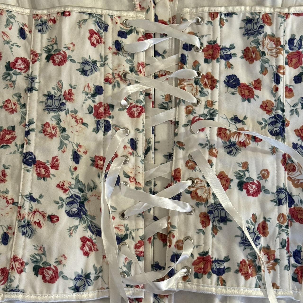 Source Unknown Women's Corset - White/Multi - 4XL… - image 3