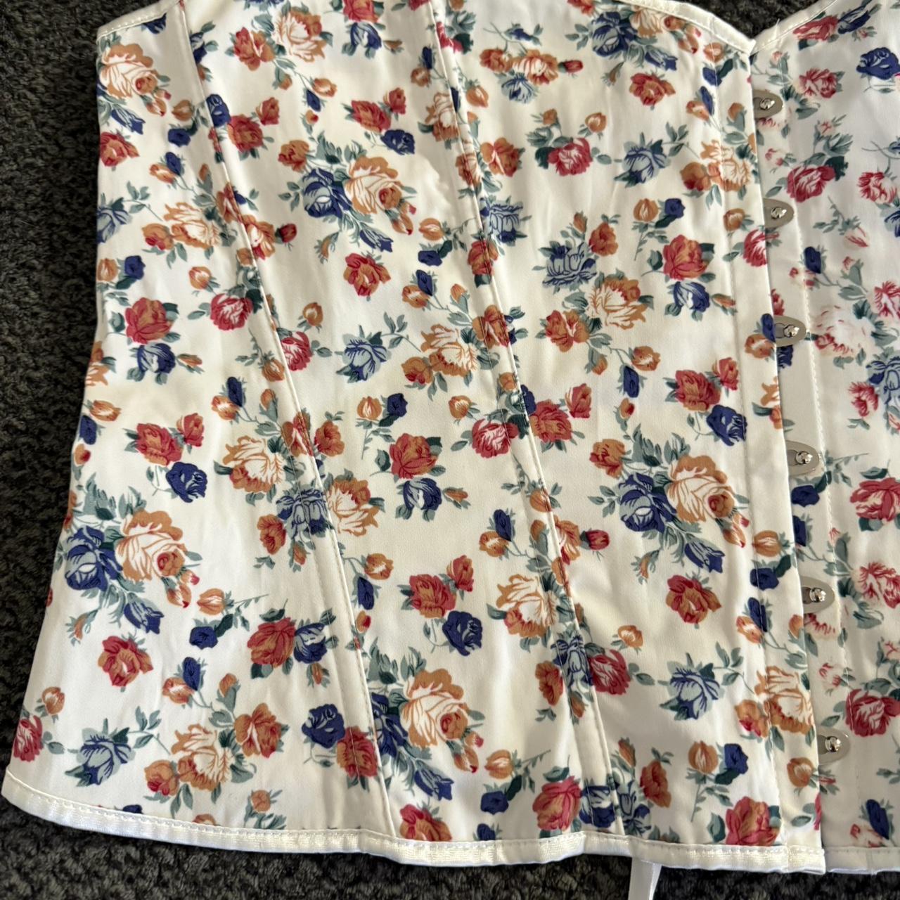 Source Unknown Women's Corset - White/Multi - 4XL… - image 5