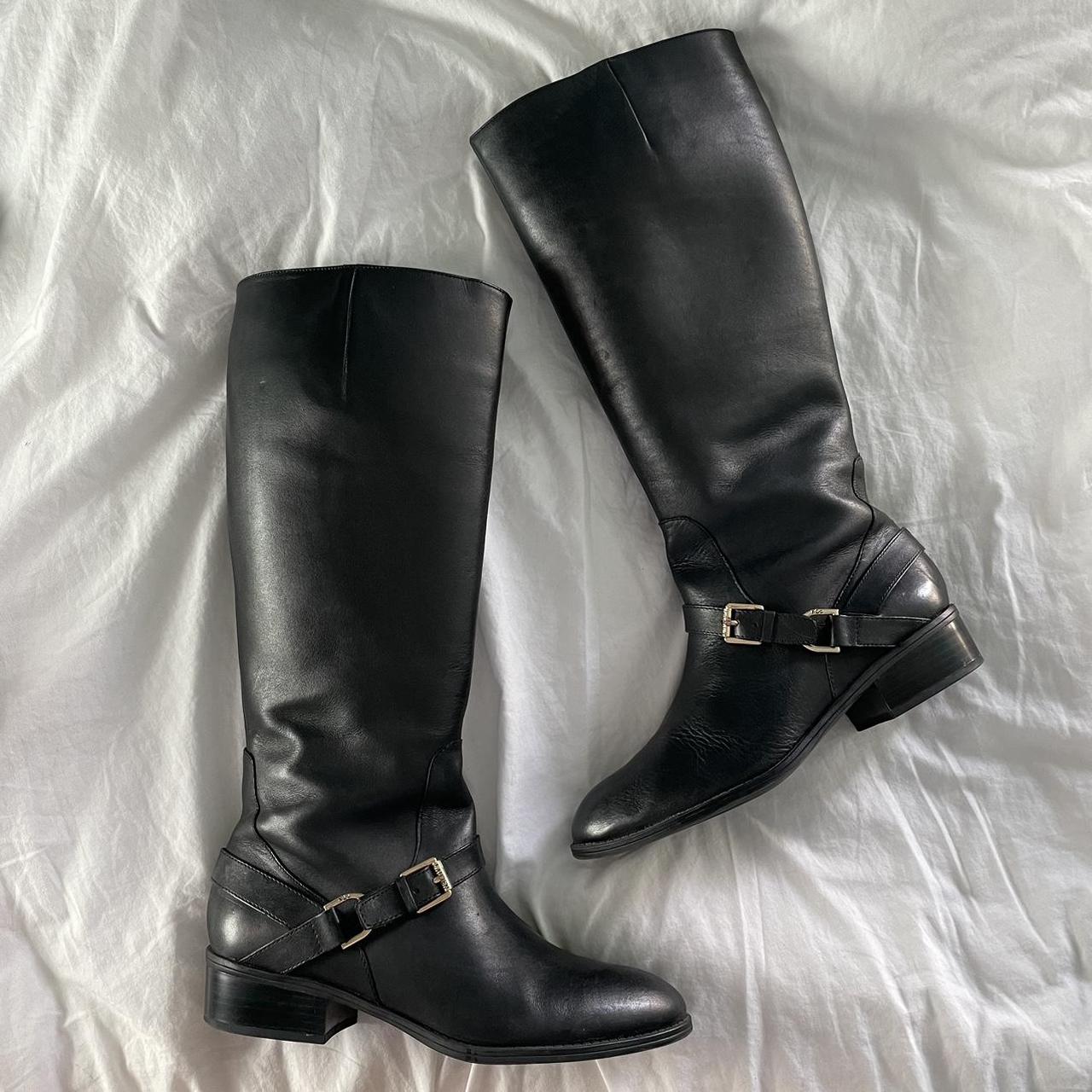 ralph lauren women's leather boots