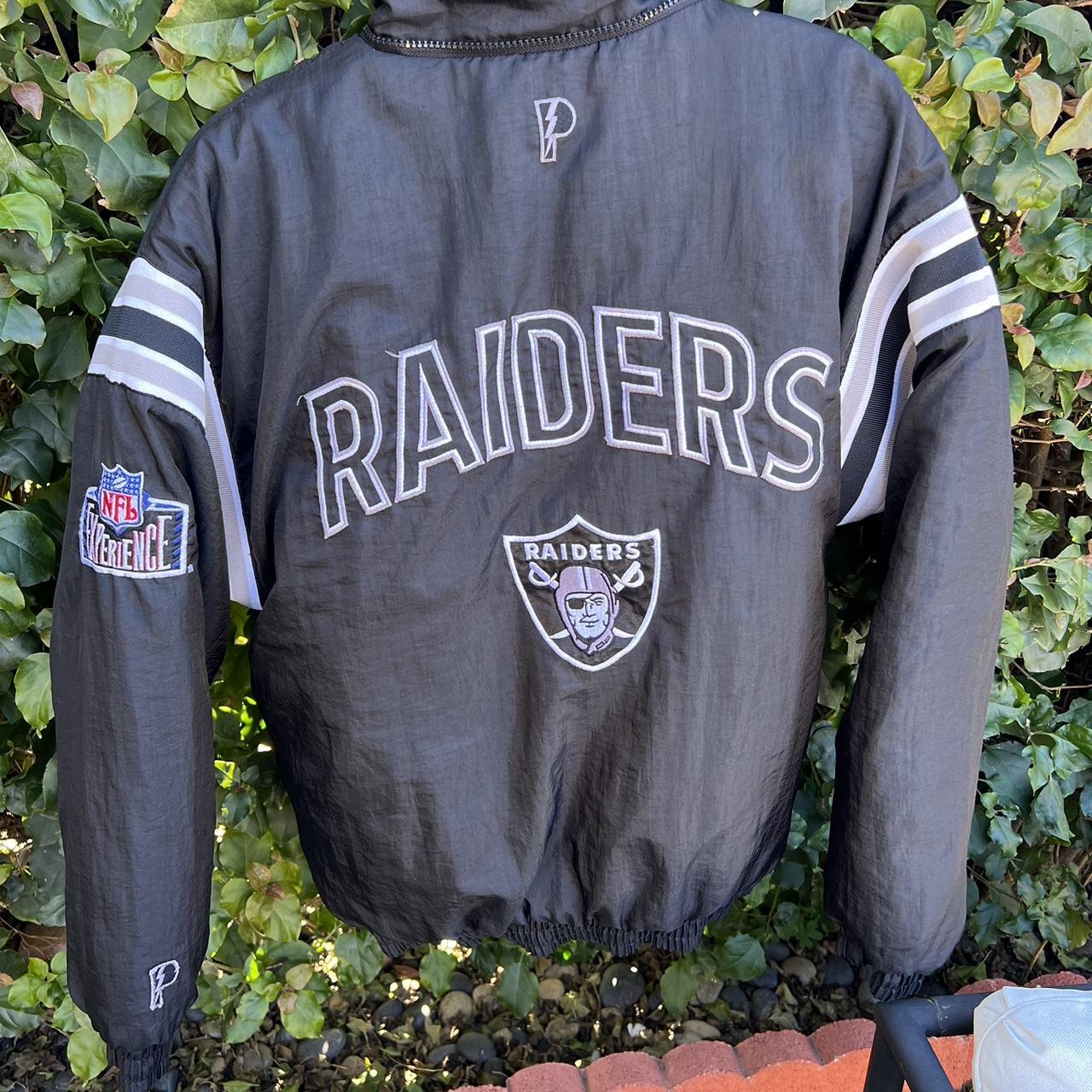 Oakland Raiders Pro Player Reversible Fleece/Nylon - Depop