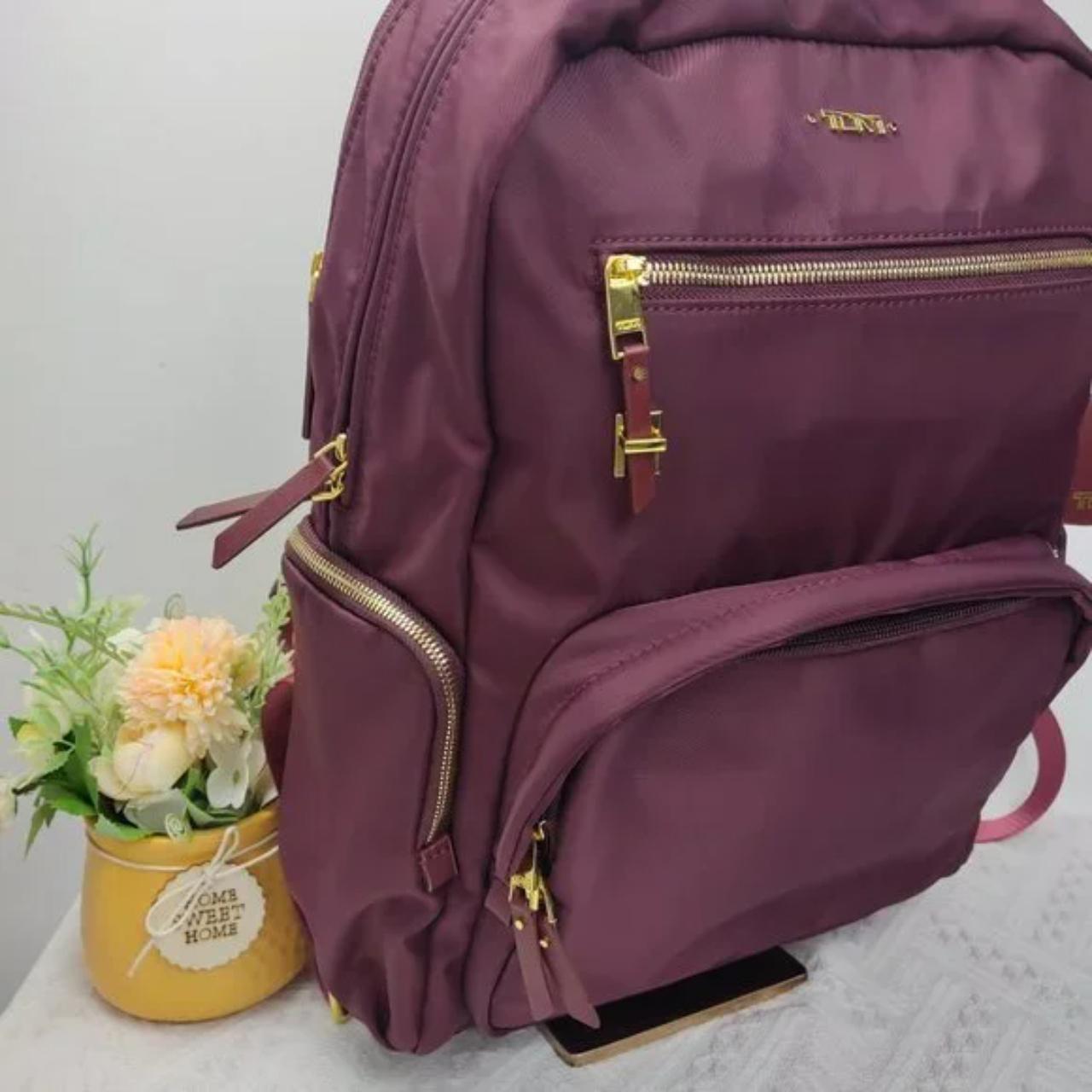 Zipper Voyageur Carson Leather Backpack Bags Tumi Carson Leather