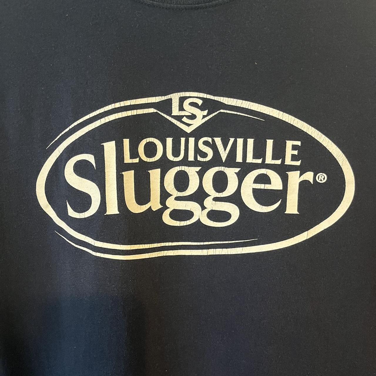 Louisville Slugger Vintage Red Tee Size Xlarge fits - Depop