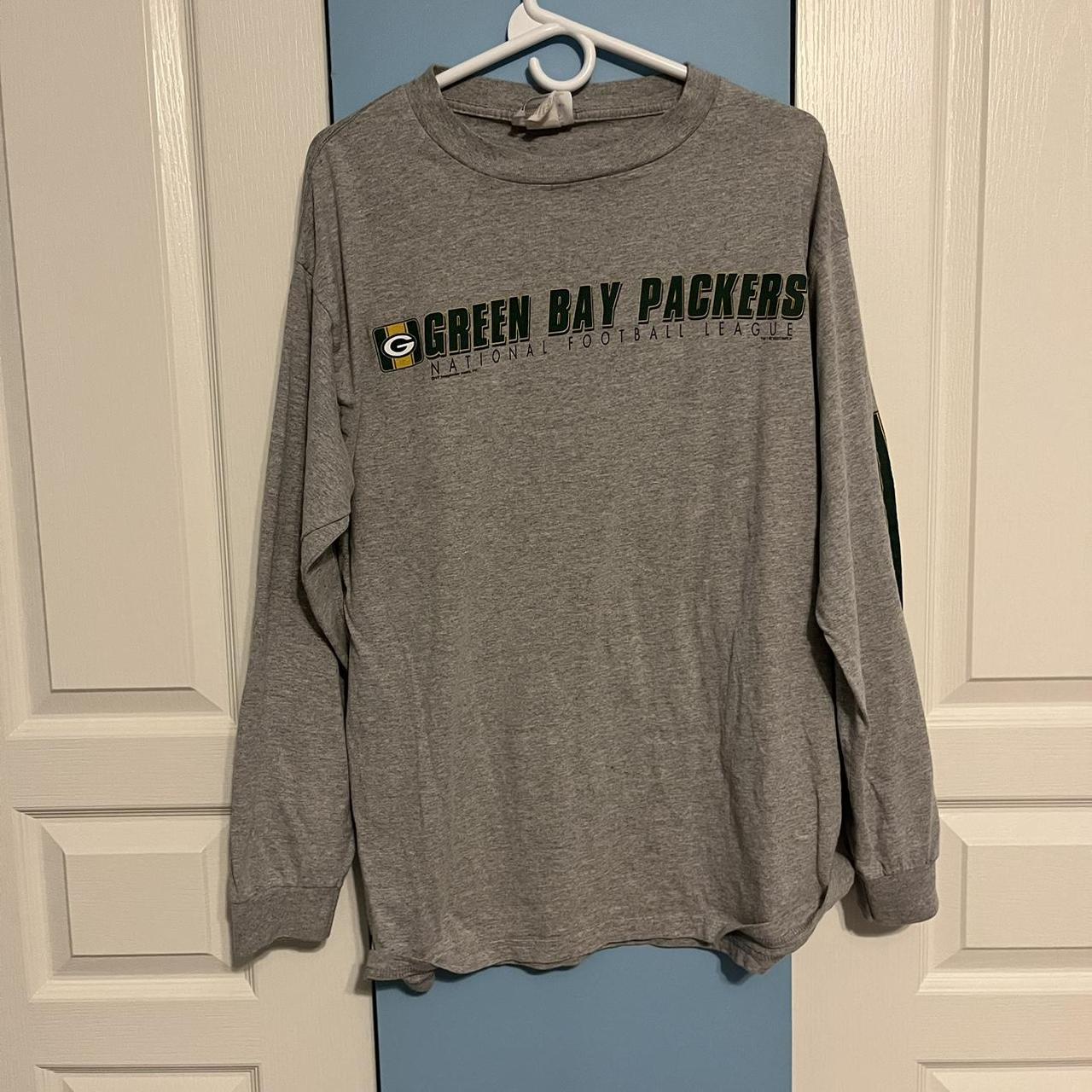 Green Bay Packers Long Sleeve T-Shirt • Size: - Depop