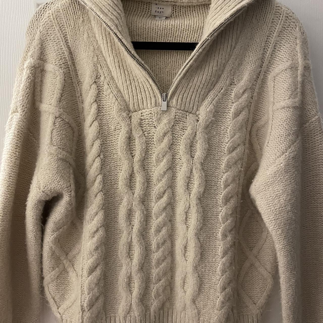 cream sweater! #sweater #fall #anewday •price can be... - Depop