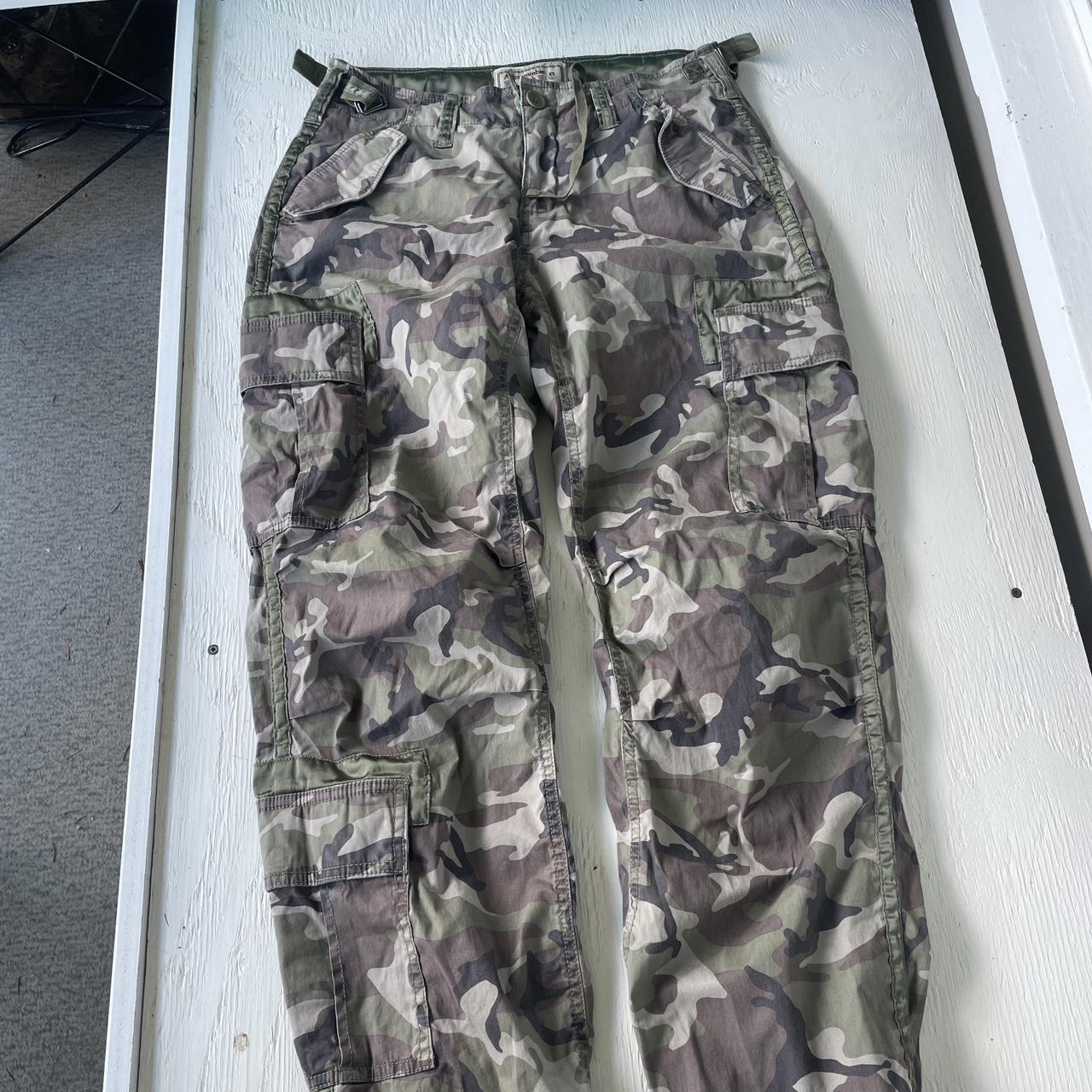 Abercrombie and fitch 2000s vintage utility pants.... - Depop