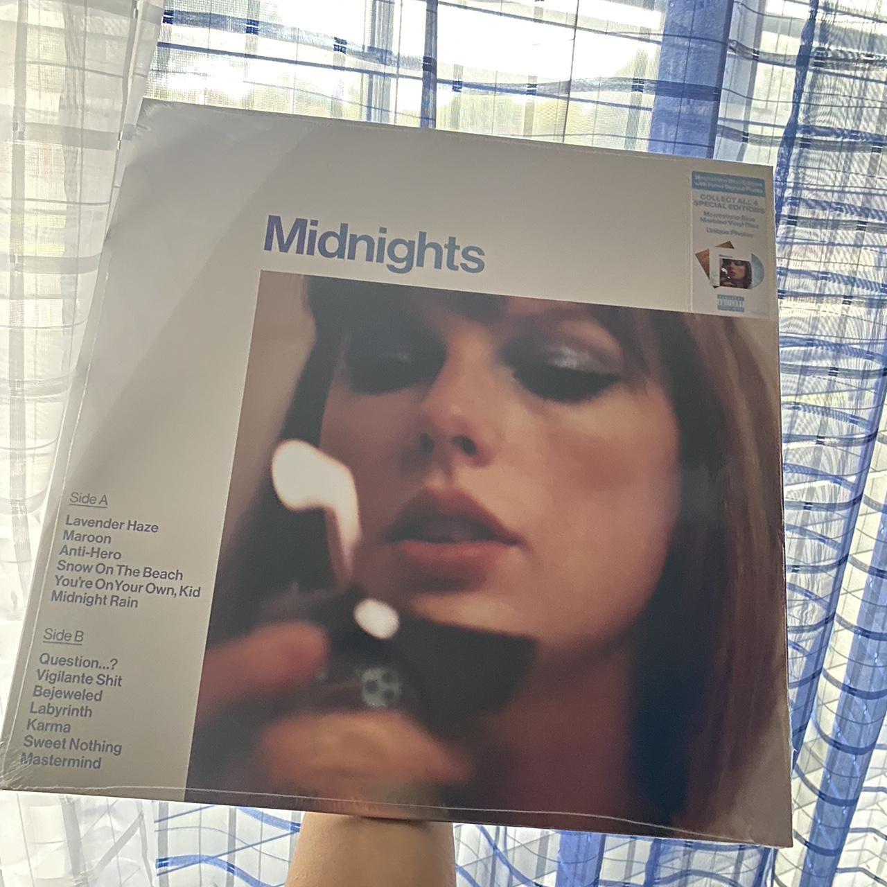 Midnights - Taylor Swift - Signed Moonstone Vinyl... - Depop