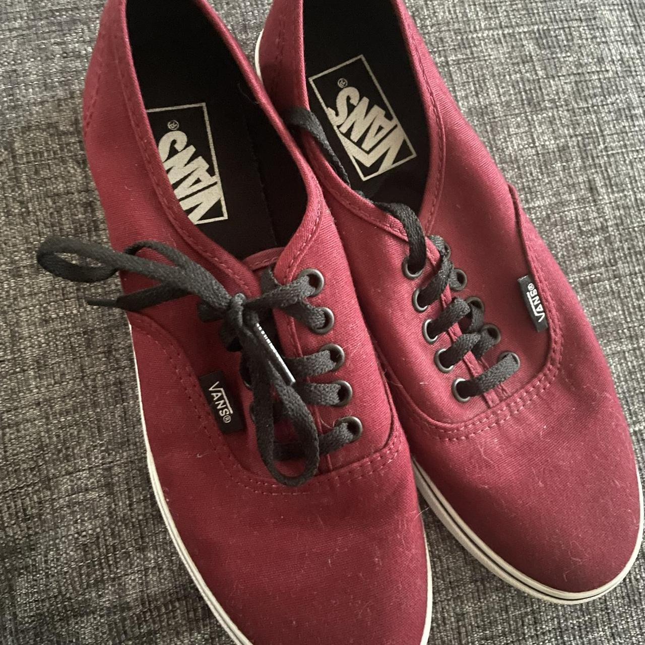 Leather vans on sale lo pro