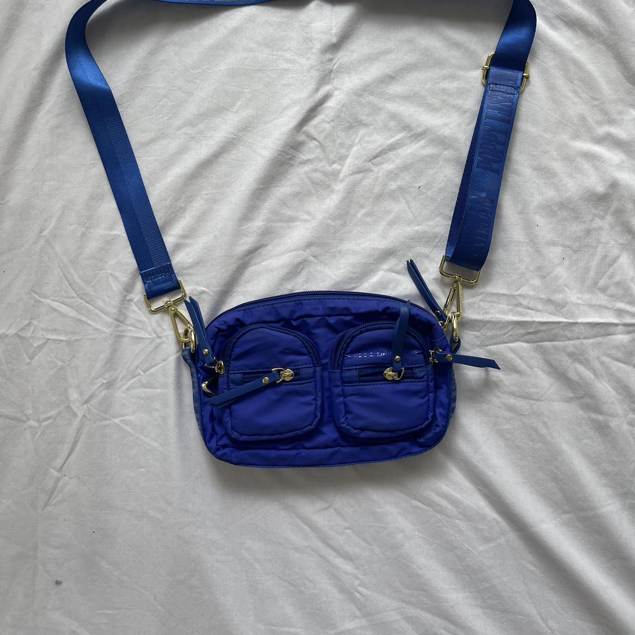 poppy lissiman bobby bag - electric blue in... - Depop