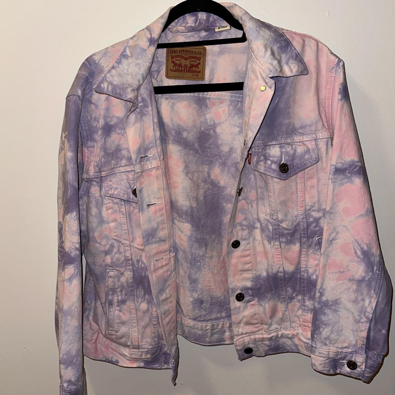 Levi's tie outlet dye denim jacket