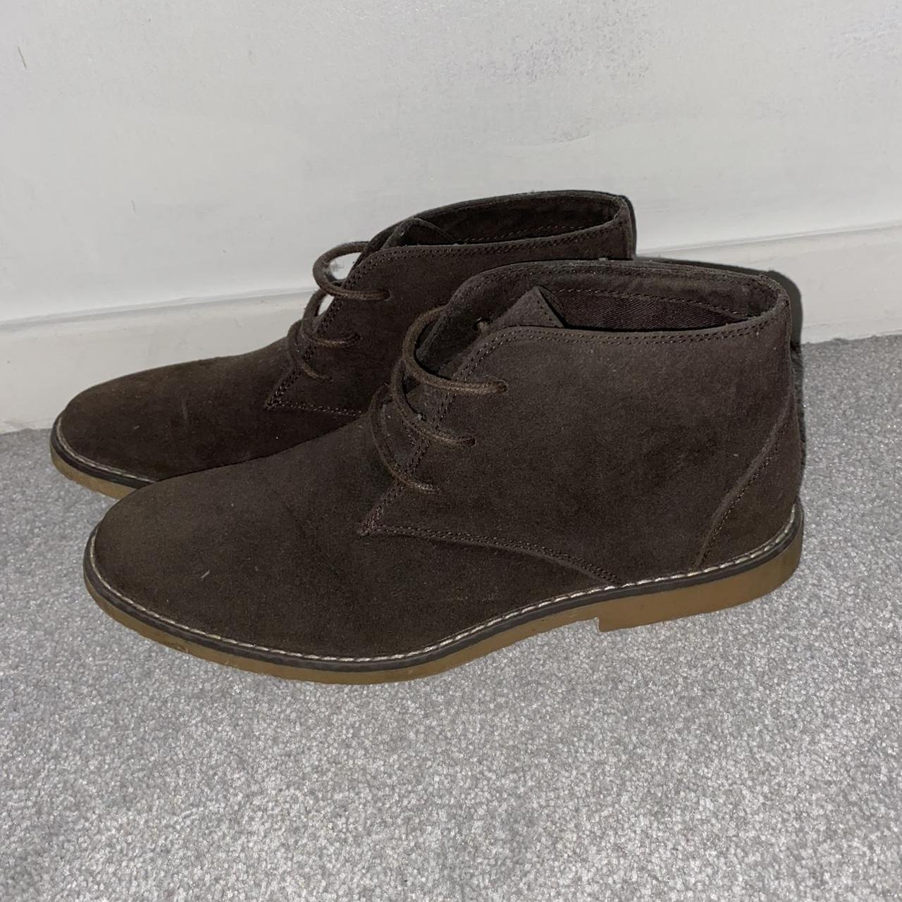 Mens Suede Brown Ankle Boots size UK 6 Great... Depop