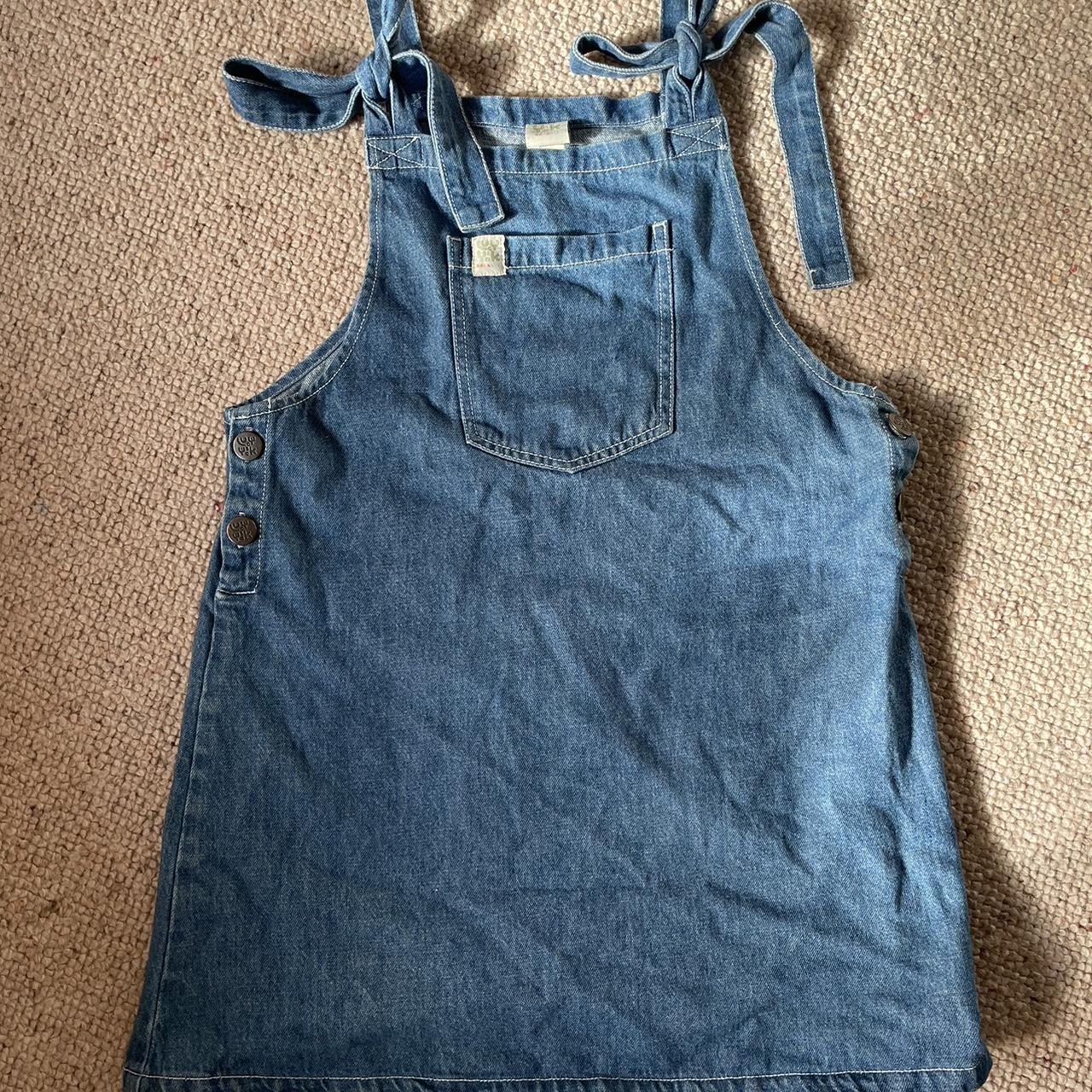 Lucy and Yak Dungaree dress 💙 Medium sized... Depop