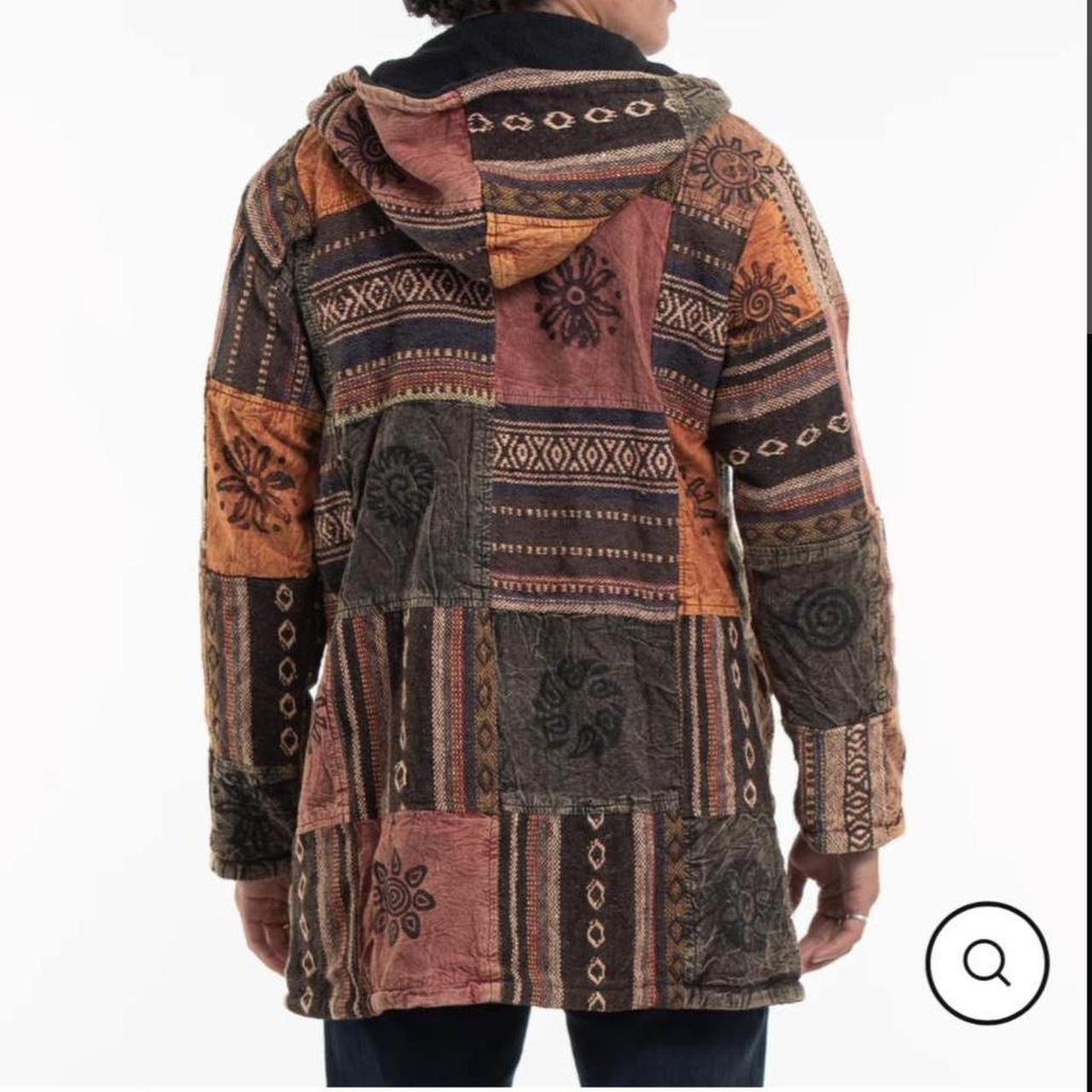 Women's Jacket - Multi/Brown - XXL – Patchwork ha… - image 1