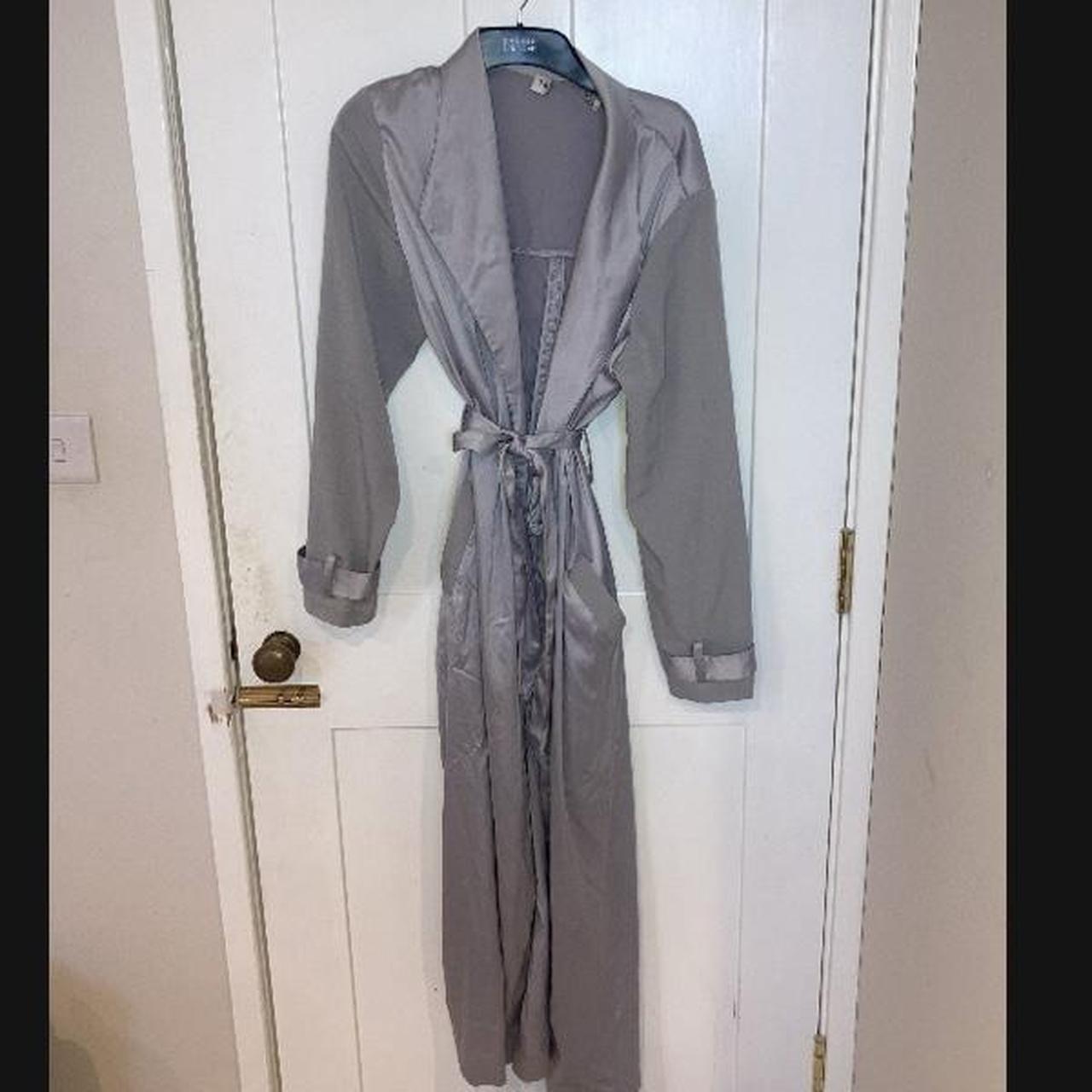 Silver hot sale duster jacket