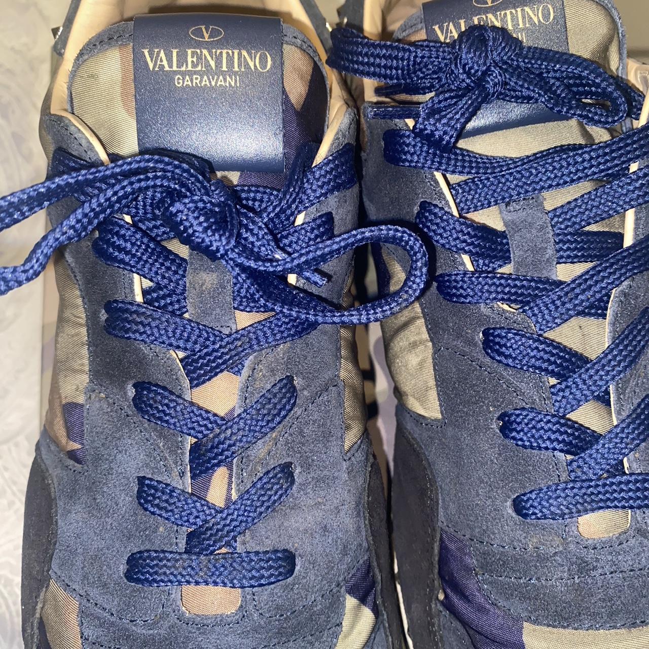 mens navy valentino trainers