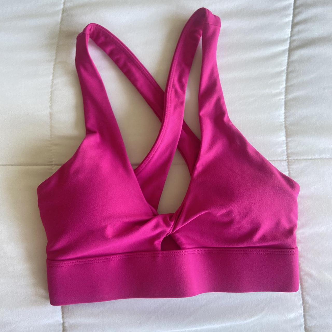 Fabletics Women's Pink Top | Depop