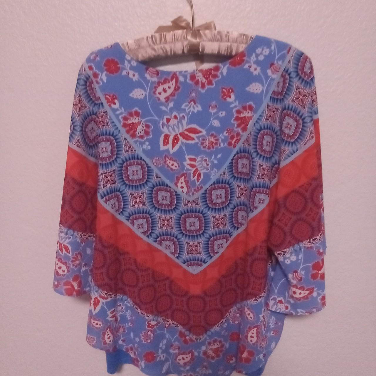 Ruby Rd. Women's Blouse - Multi/Blue - S – Ruby R… - image 3