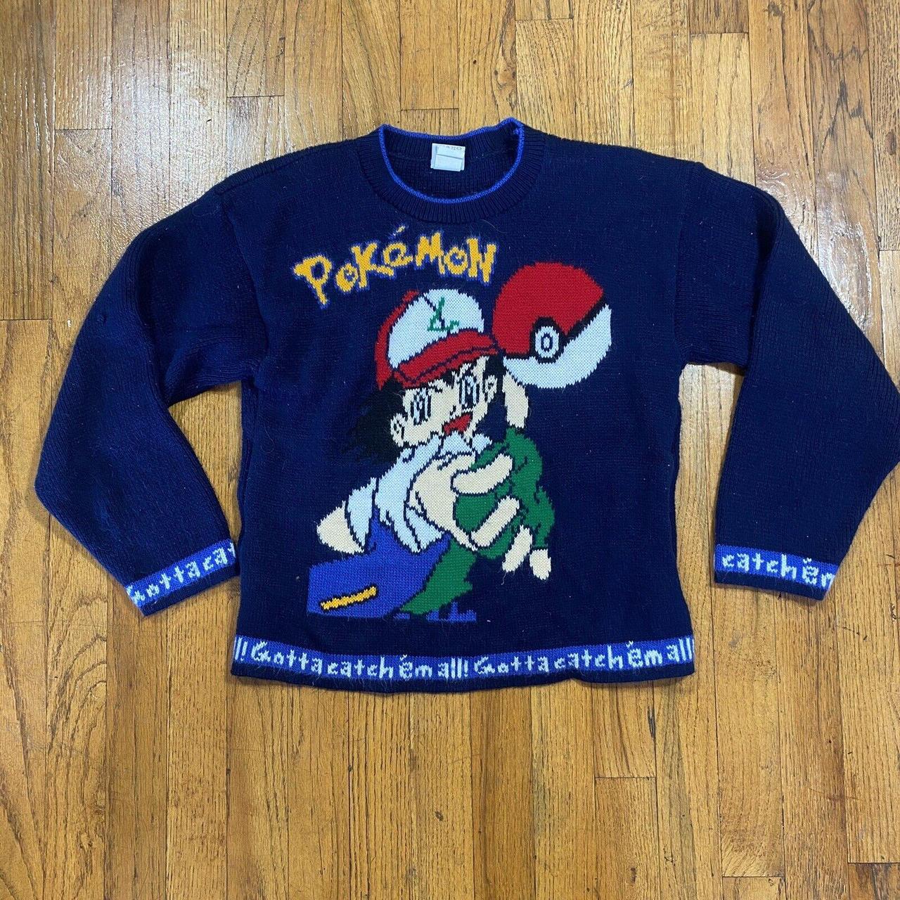 Vintage pokemon sweater sale