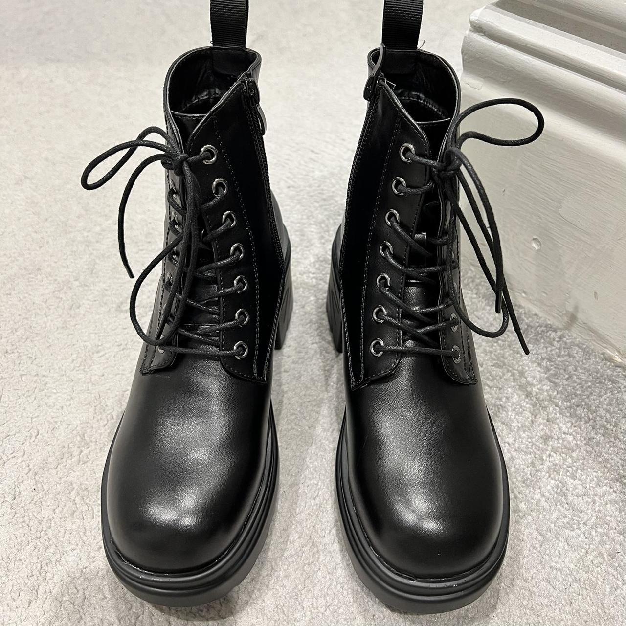 SHEIN Women's Black Boots | Depop