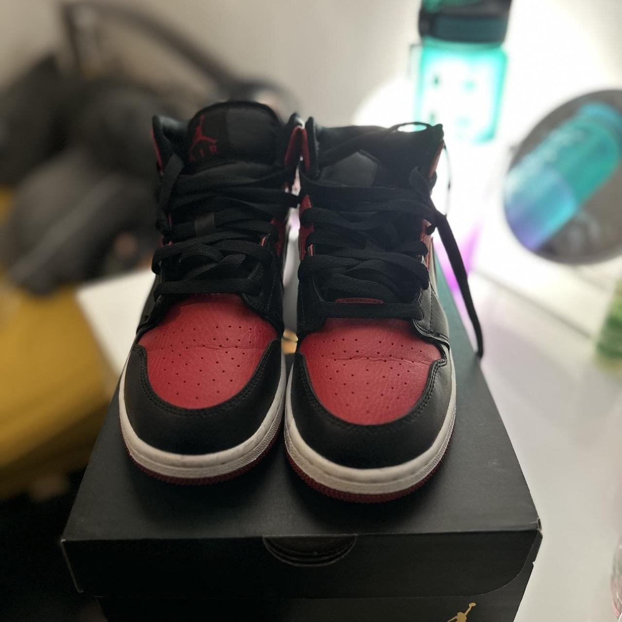 nike red and blue jordans
