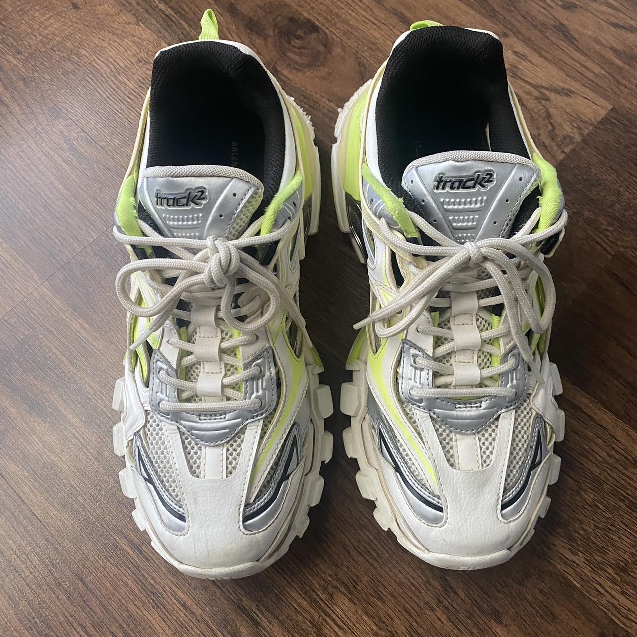 Balenciaga Track.2 Sneaker 'Grey Yellow' size 44 (US | Depop Balenciaga Track.2 Sneaker 'Grey Yellow' size 44 (US | Depop