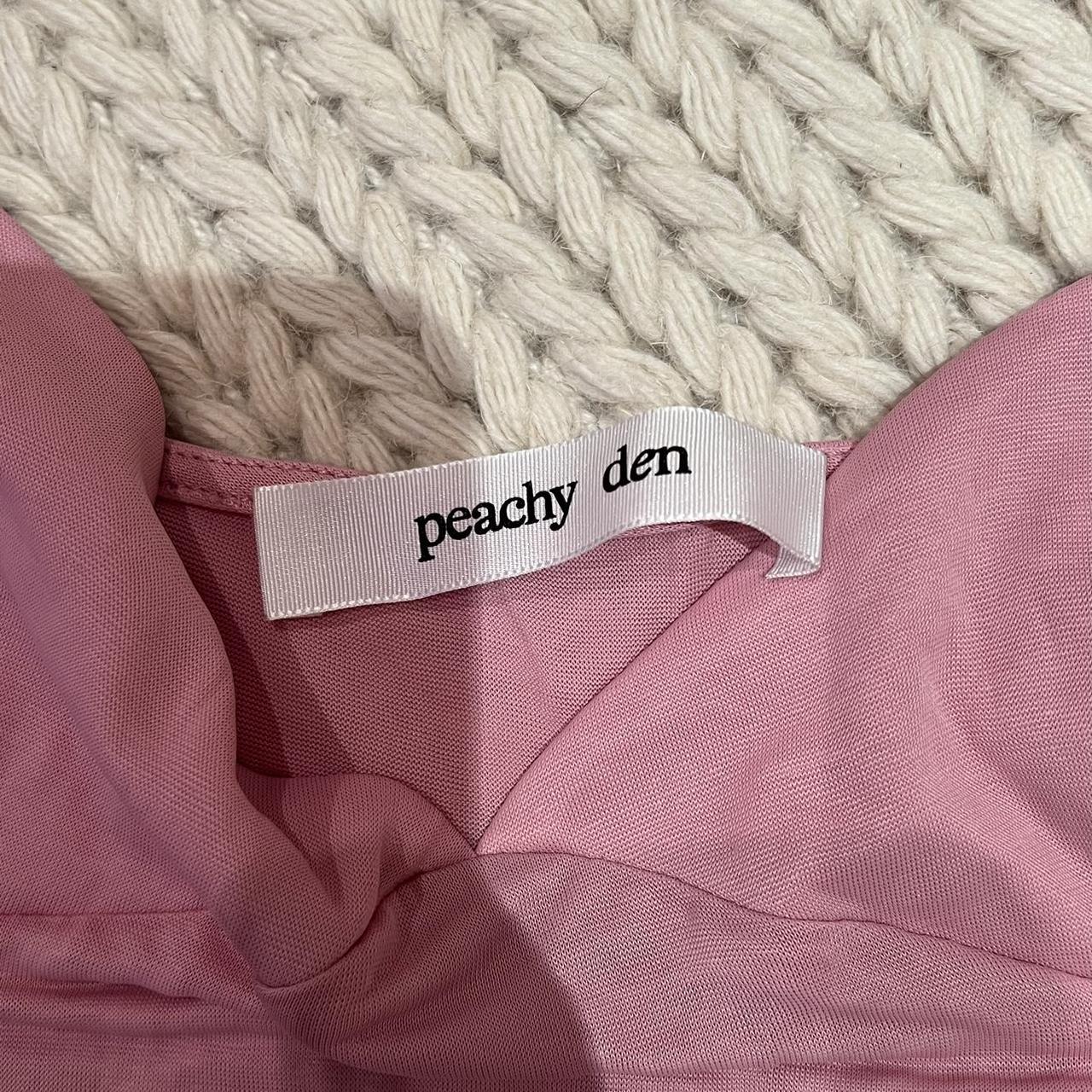 Peachy Den pink top Size S In perfect condition... - Depop