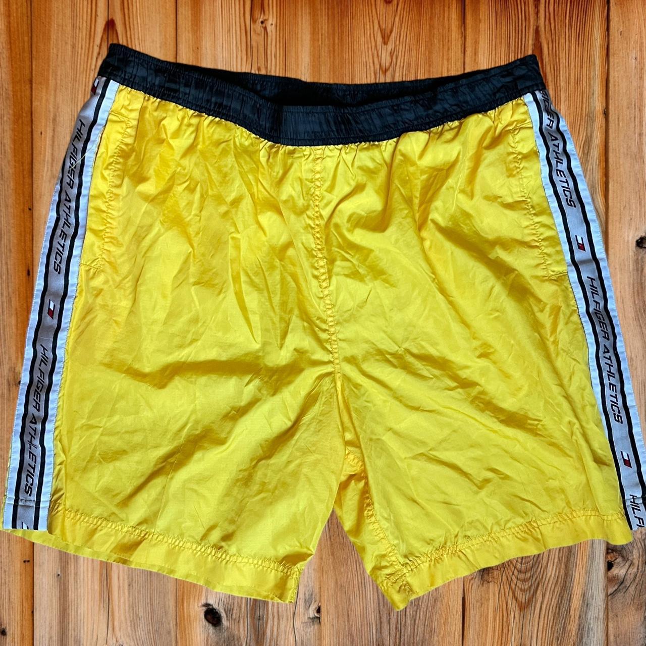 Tommy Hilfiger Men's Yellow Shorts | Depop