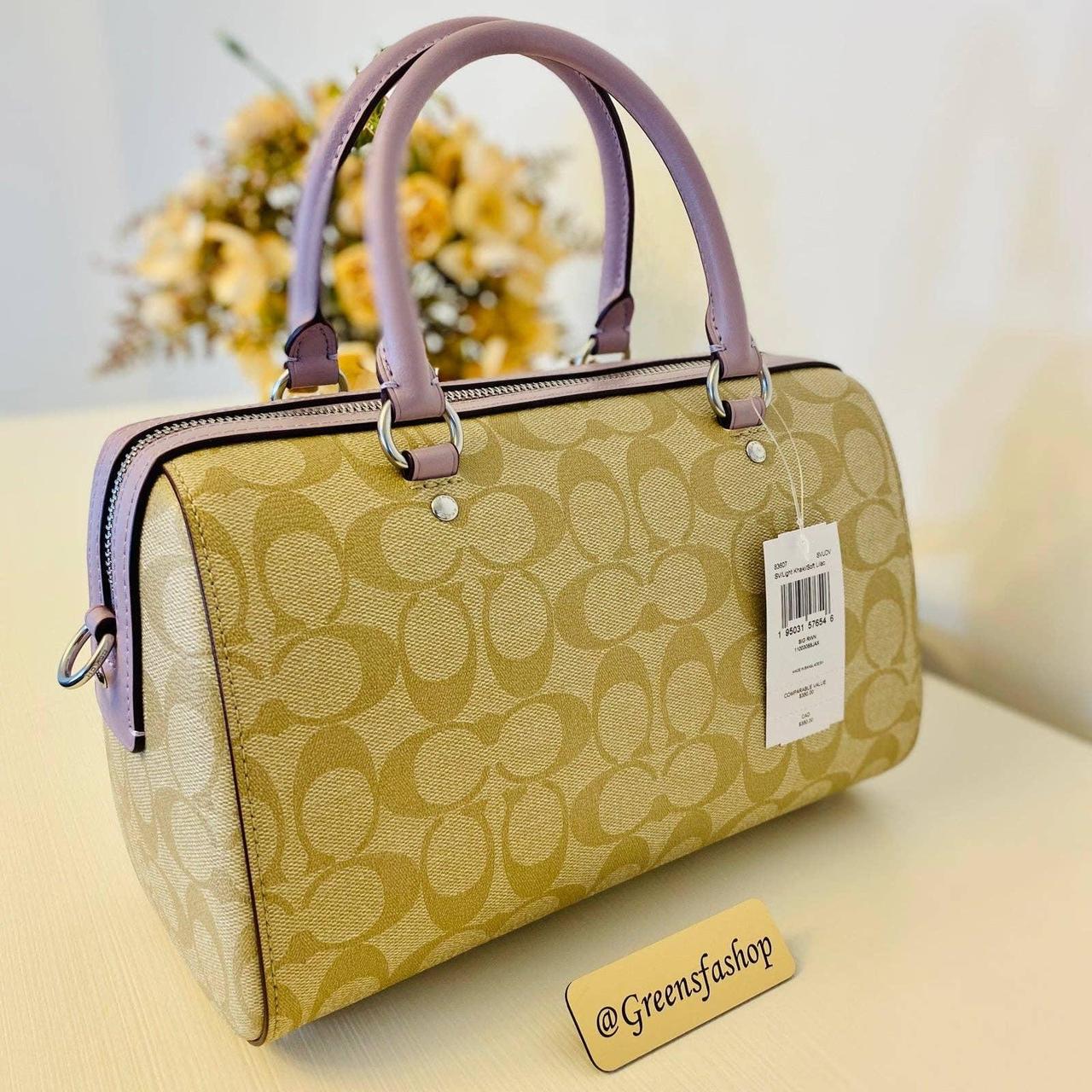 Coach Purse & wallet Rowan Satchel Signature Canvas... Depop