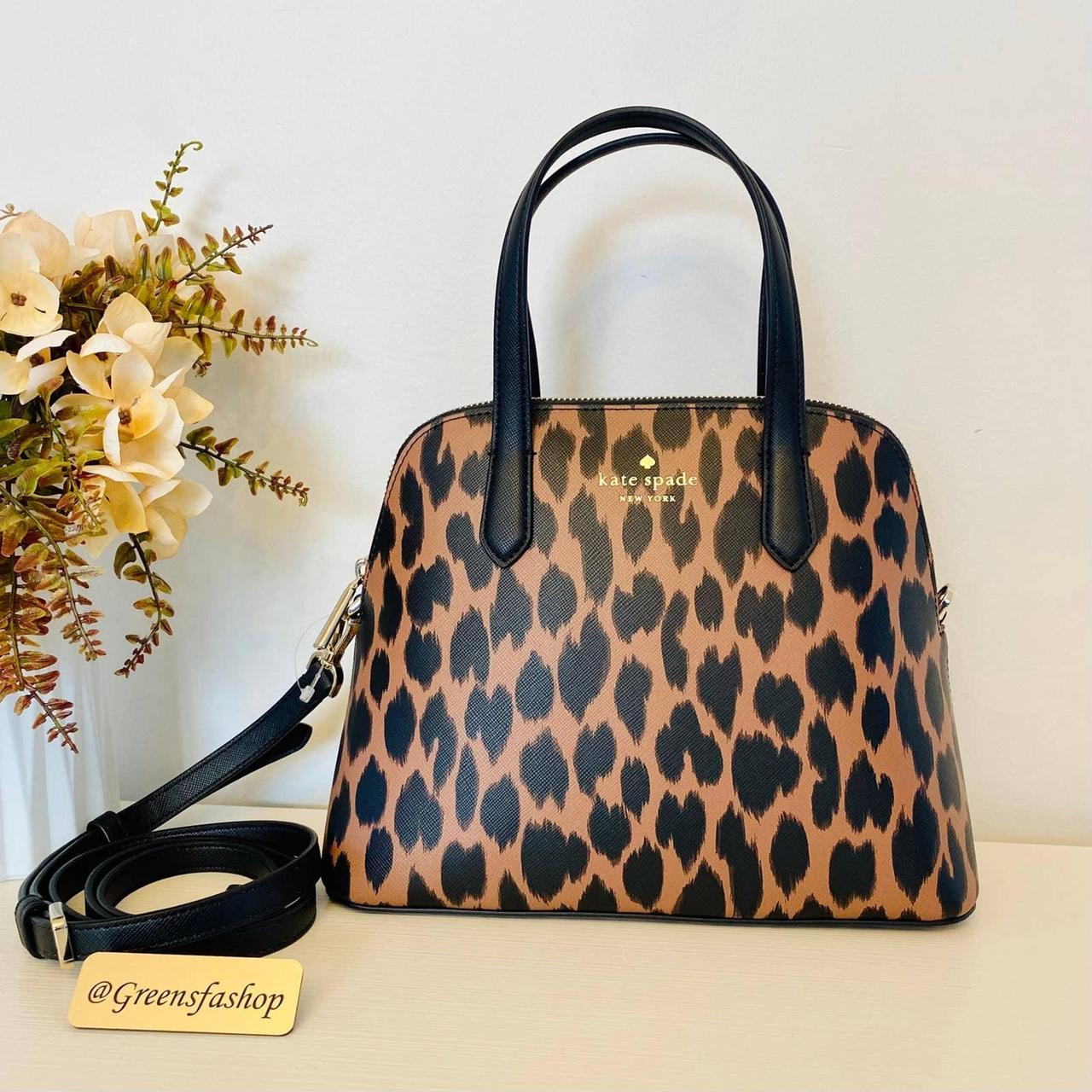 Kate Spade leopard print cat mini bag ($340) ❤ liked on Polyvore featuring  bags, handbags, black, c… | Leopard handbag, Leopard print handbags, Kate  spade cat purse