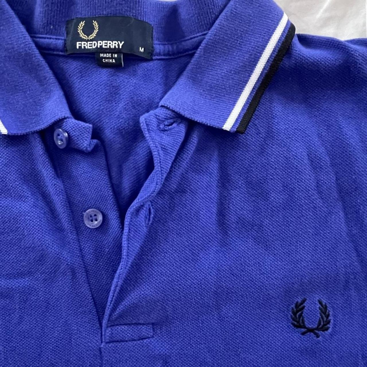 Fred Perry Royal Blue Men’s Medium - Depop