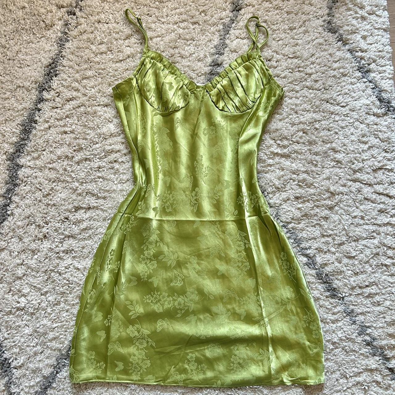 PacSun Women's Green Dress | Depop