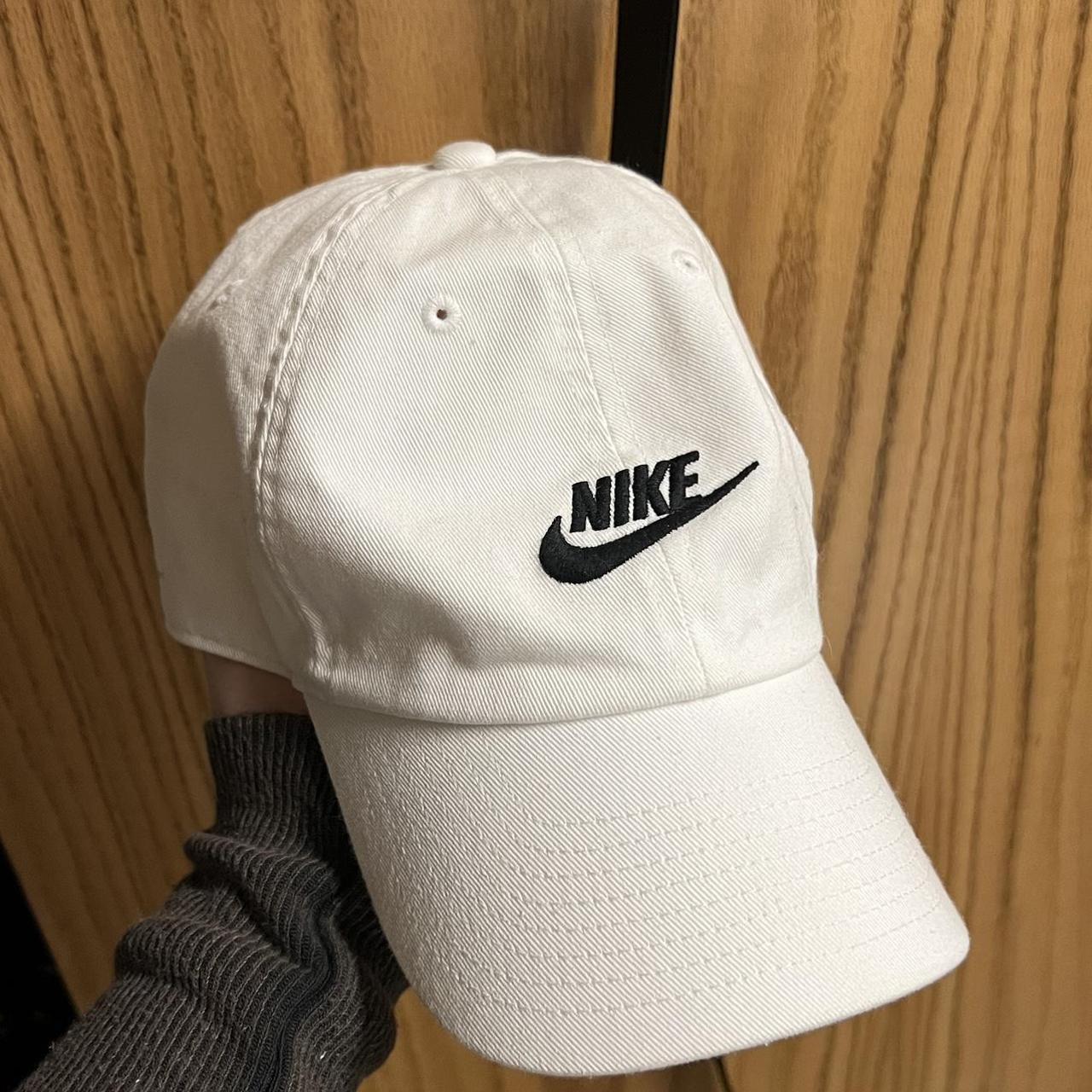 unisex white nike hat available for next day ship - Depop