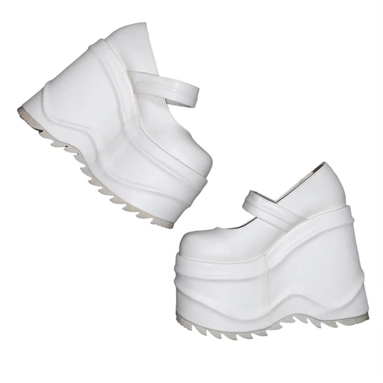 demonia white shoes