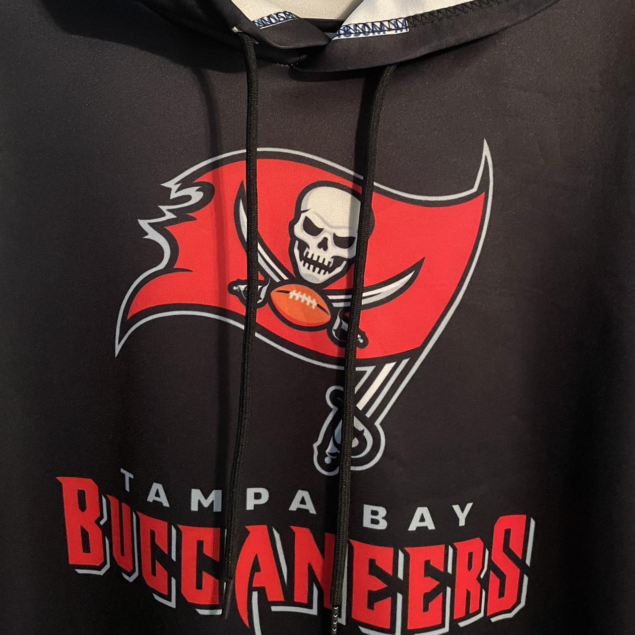 Tampa Bay Buccaneers Hoodie Tagged L. Measures 25 x - Depop