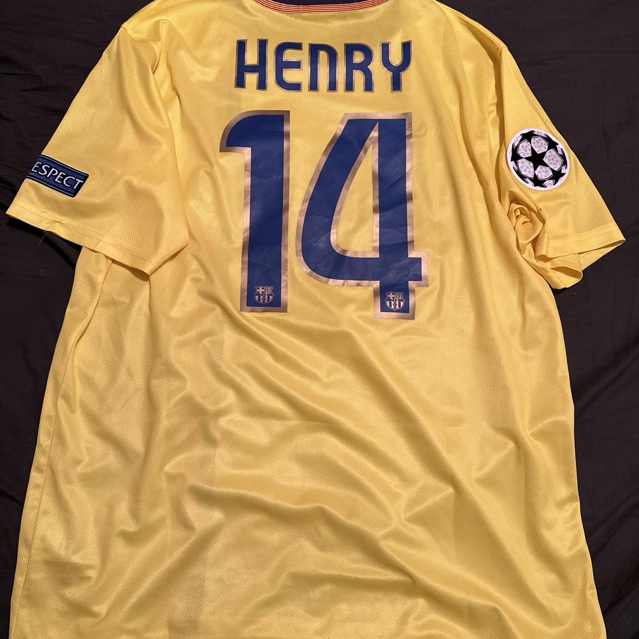 Thierry Henry online Barcelona Nike Jersey 2009 Away Pink Large