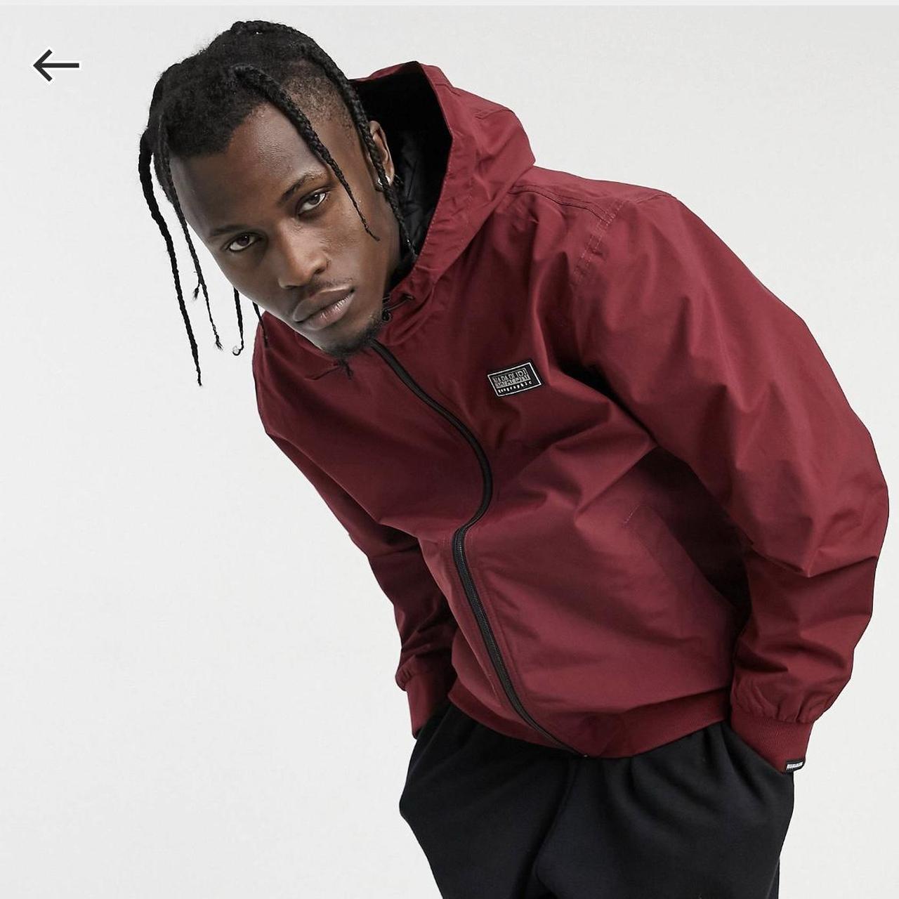 Napapijri burgundy outlet jacket