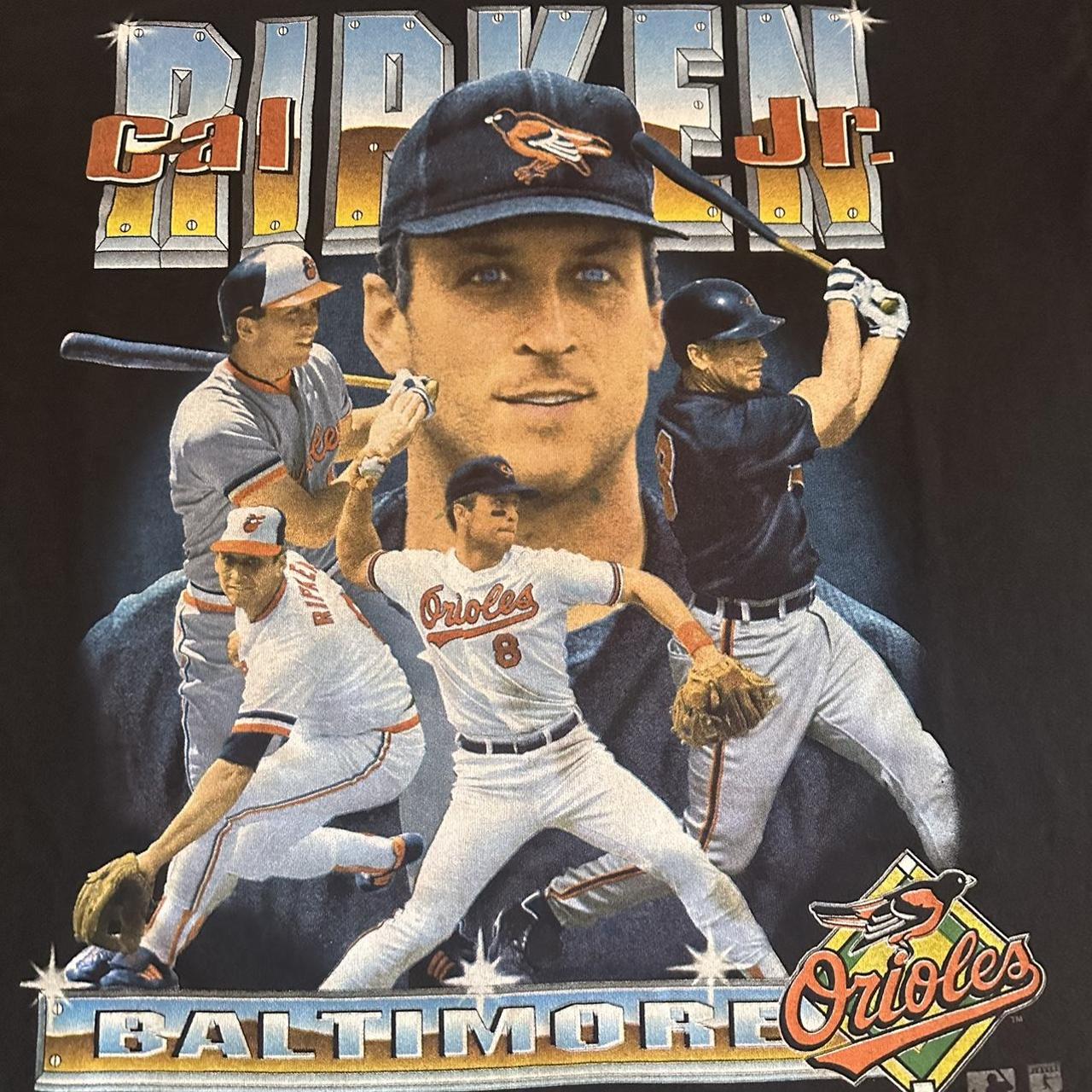 Vintage 90s T-shirt CAL RIPKEN Baltimore Orioles Baseball Mlb 